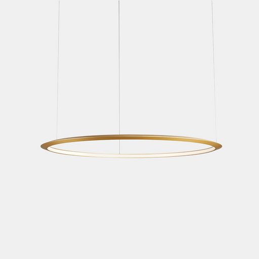 Bover Circular S/60/H 1-lt 25" LED Pendant, Downward Light - Gold