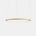 Bover Circular S/60/H 1-lt 25" LED Pendant, Downward Light - Gold