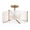 Designers Fountain D223M Daybreak 4-lt 18" Semi Flush