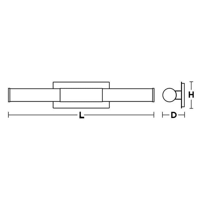 AFX DAXV2705L30D1 DAXV Series DAX 2-lt 27" LED Vanity