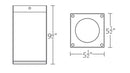 WAC DC-CD06 Cube Architectural 6" LED Ceiling Mount, 35W