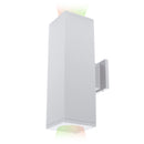 WAC DC-WD05-CC Cube Architectural 5" Color Changing Double Wall Mount, 15° Beam