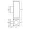 WAC DC-WD05 Cube Architectural 5" Double Wall Mount, 16° Beam