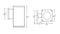 WAC DC-WS05 Cube Architectural 5" LED Single Wall Mount, Color Changing, Beam Spread 83 Degrees