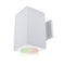 WAC DC-WS05 Cube Architectural 5" LED Single Wall Mount, Color Changing, Beam Spread 83 Degrees