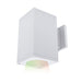 WAC DC-WS05 Cube Architectural 5" LED Single Wall Mount, Color Changing - White