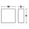 AFX DEXW060624L30MV DEXW Series Dexter 2-lt 6" LED Outdoor Wall Sconce