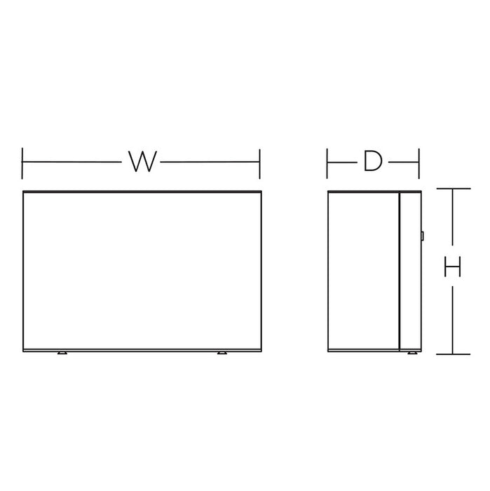 AFX DKTW050410L30D2 DKTW Series Dakota 1-lt 5" LED Outdoor Wall Sconce