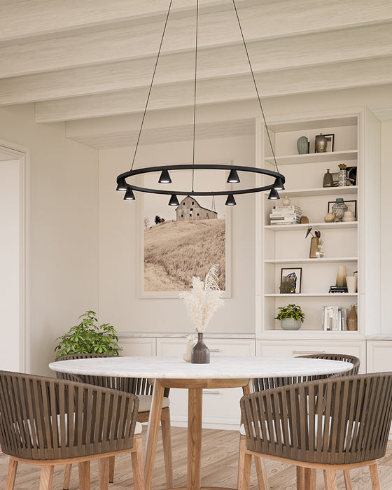 Kuzco CH19933 Dune 8-lt 33" LED Chandelier