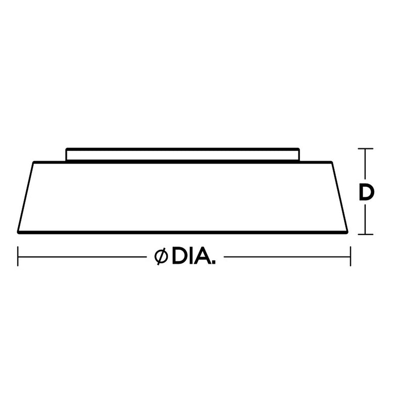 AFX DUNF20LAJUD DUNF Series Duncan 1-lt 20" LED Flush Mount, CCT Selectable