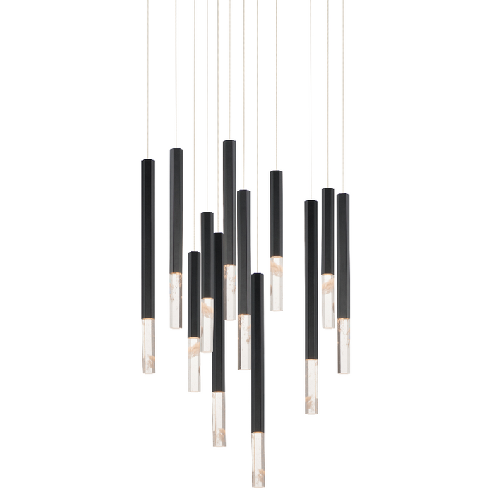 ET2 E11032 Diaphane 12-lt 28" LED Pendant