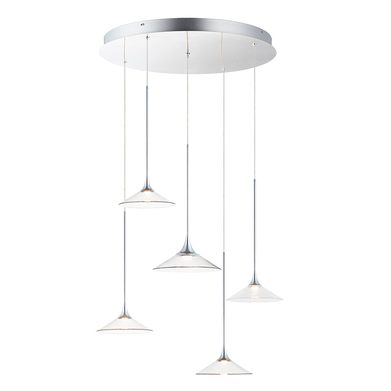 ET2 E21536-24 Cono 5-lt 26" LED Multi-Light Pendant