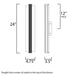 ET2 E24424 Ripple 24" LED Bath Vanity - LBC Lighting