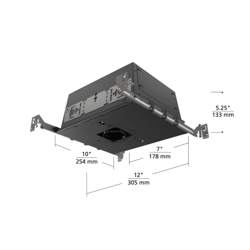 Element E2R 2" 17W LED Round Adjustable Downlight and Wall Wash Housing