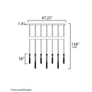 ET2 E31099 Pipette 17-lt 47" LED Pendant