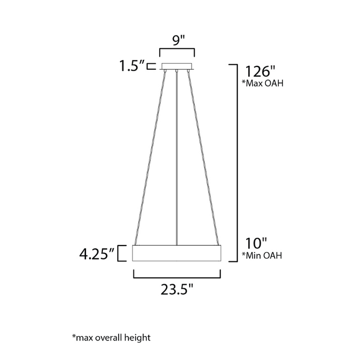 ET2 E31258 iQ WiZ 1-lt 24" LED Pendant