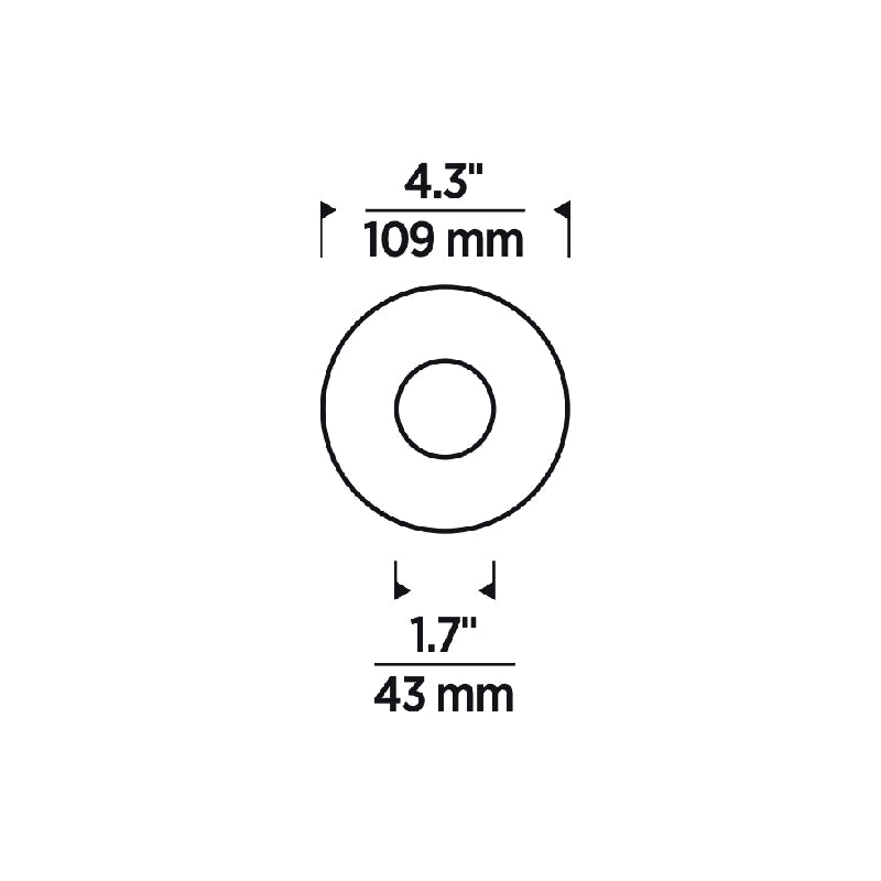 Element E3RFF 3" LED Round Flanged Flat LED Trim