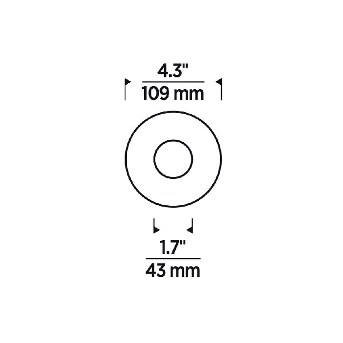 Element E3RFF 3" LED Round Flanged Flat LED Trim
