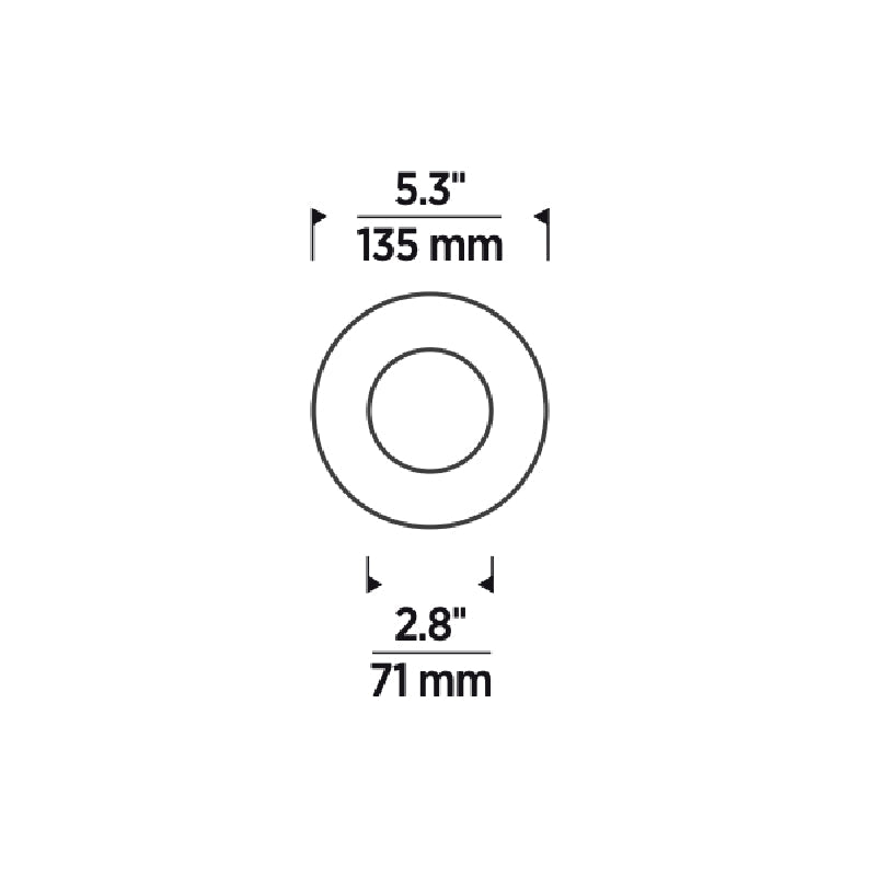 Element E4RFF 4" LED Round Flanged Flat LED Trim