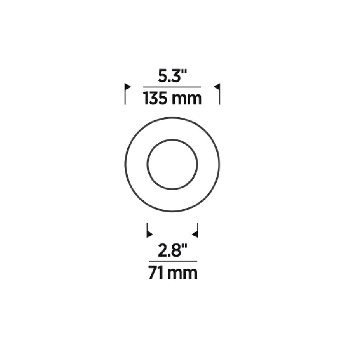 Element E4RFF 4" LED Round Flanged Flat LED Trim