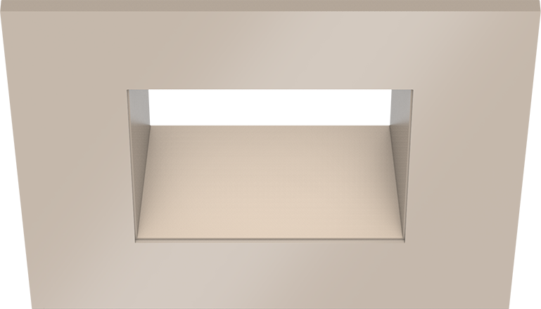 CSL ED1-SST 1" LED Eco-Downlight Square Standard Trim