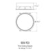 CSL ED3-TC2 Thick Ceiling Adapter for 3" Eco-Downlight