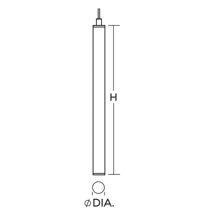 AFX ELIP01L30UD ELIP Series Eli 1-lt 1" LED Pendant