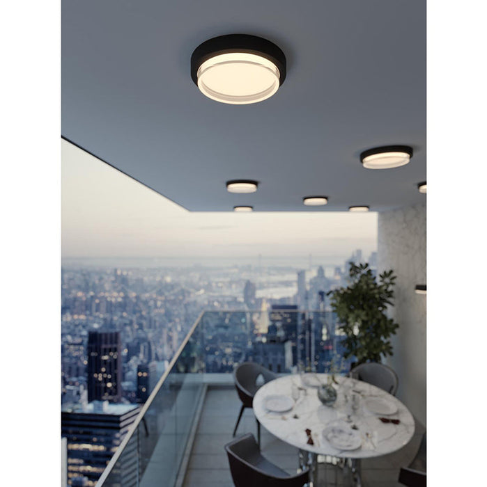 AFX ELMW11LAJUD ELMW Series Elm 1-lt 11" LED Outdoor Flush Mount, CCT Selectable