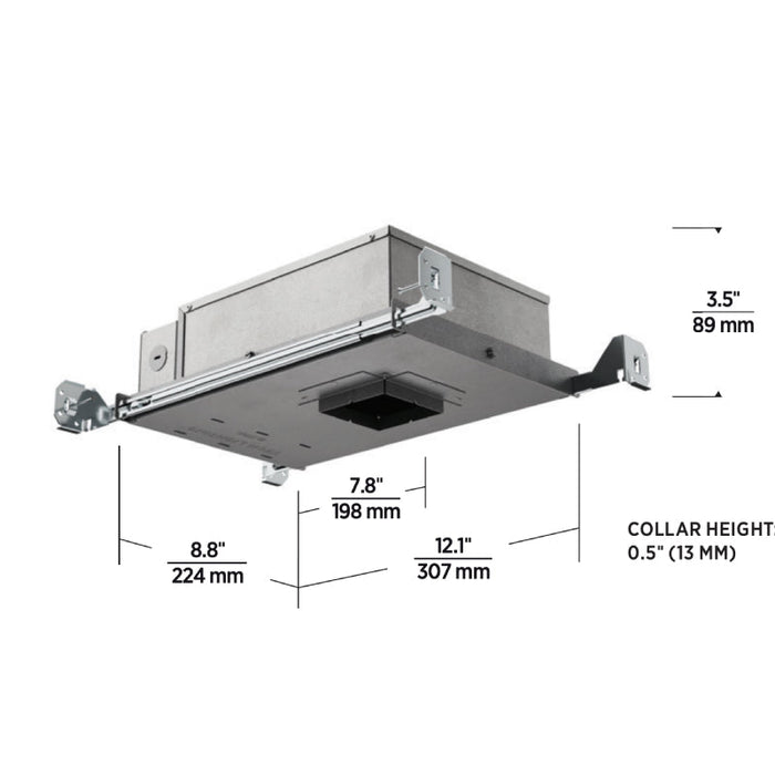 Entra ENCL2R CL 2" 12W LED Round New Construction Housing