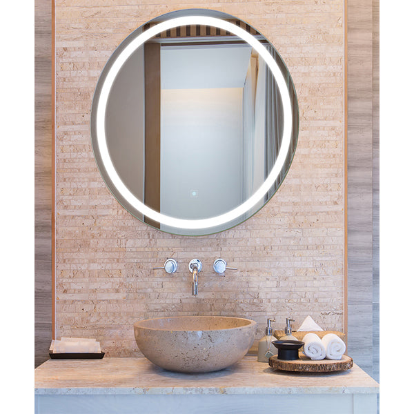 Electric Mirror ETE-30-AE Eternity 30" x 30" LED Illuminated Mirror with AVA