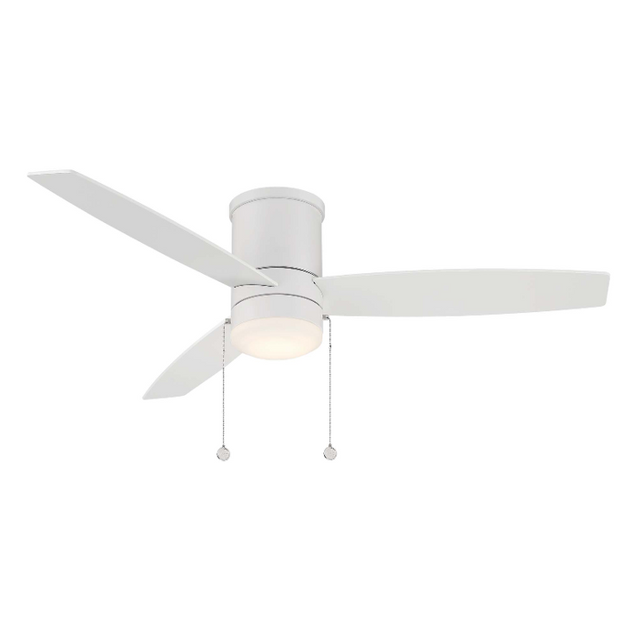 WAC F-073L Atlantis 52" Indoor/Outdoor Flush Ceiling Fan with LED Light Kit