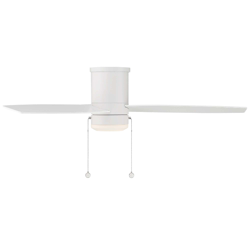 WAC F-073L Atlantis 52" Indoor/Outdoor Flush Ceiling Fan with LED Light Kit