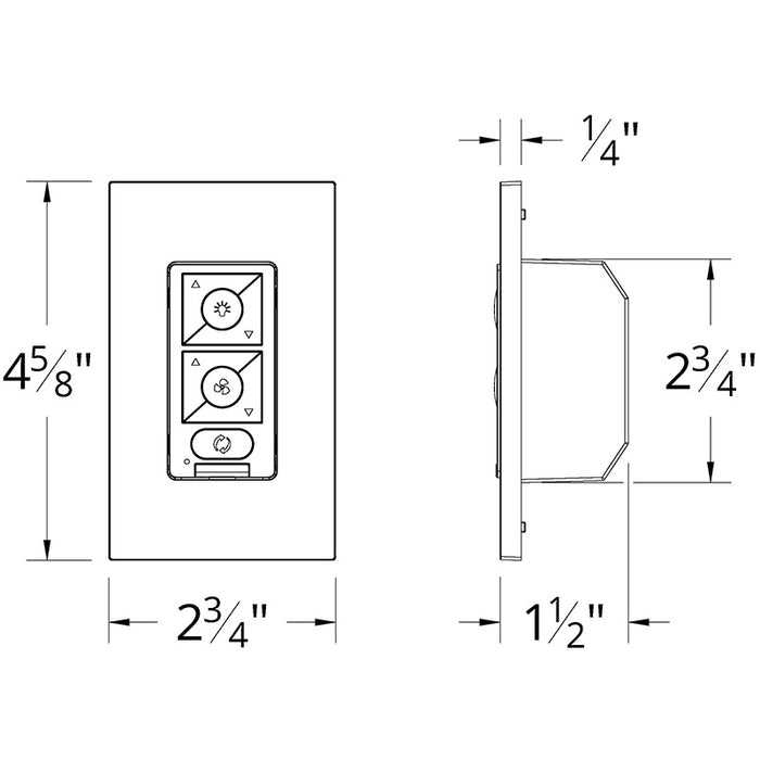 Modern Forms Radio Frequency Wall Control