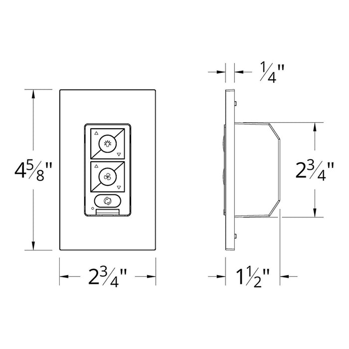 Modern Forms F-WCBT Bluetooth Wall Control