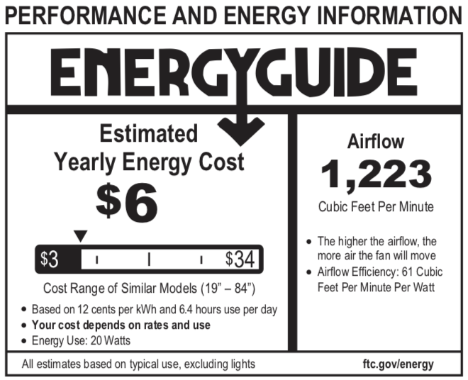 Minka Aire F510L Spacesaver 26" Ceiling Fan with LED Light Kit