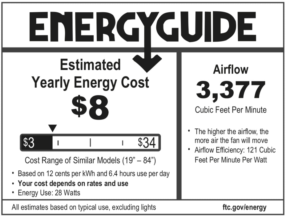 Modern Forms FH-W1802-38L Vox 38" Flush Mount Ceiling Fan with LED Light Kit