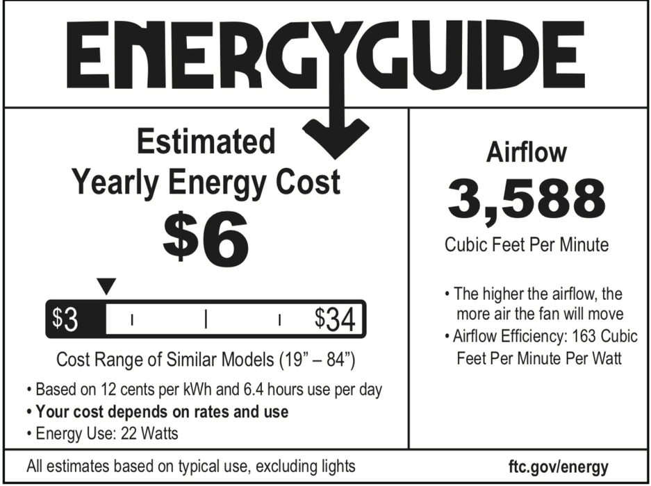 Modern Forms FH-W1803-52L Axis 52" Flush Mount Ceiling Fan with LED Light Kit