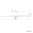 Modern Forms FH-W1811-5 Aviator 54" Flush Mount Ceiling Fan