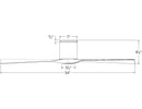 Modern Forms FH-W1811-54 Aviator 54" Flush Mount Ceiling Fan