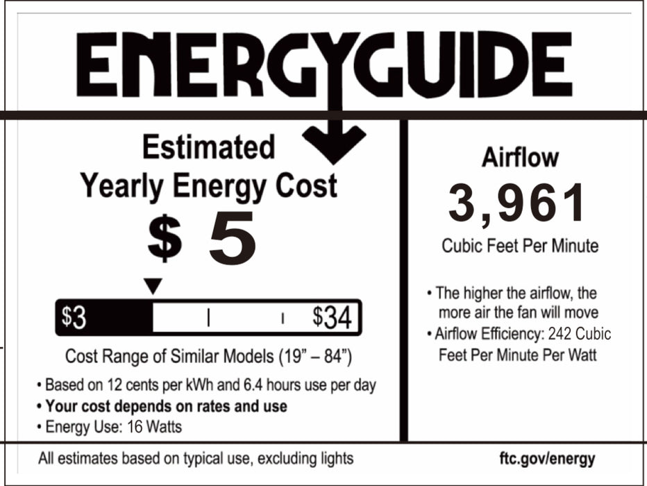 Modern Forms FH-W2003-52L Slim Flush 52" Flush Mount Ceiling Fan with LED Light Kit