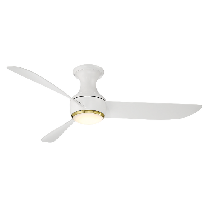 Modern Forms FH-W2203-52L Corona 52" Outdoor Ceiling Fan with LED Light Kit, 2700K