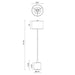 Alora Mood FL418761 Issa 1-lt 61" Tall Floor Lamp - 