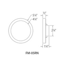 WAC FM-05RN 5" LED Outdoor Ceiling/Wall Mount