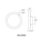 WAC FM-05RN 5" LED Outdoor Ceiling/Wall Mount