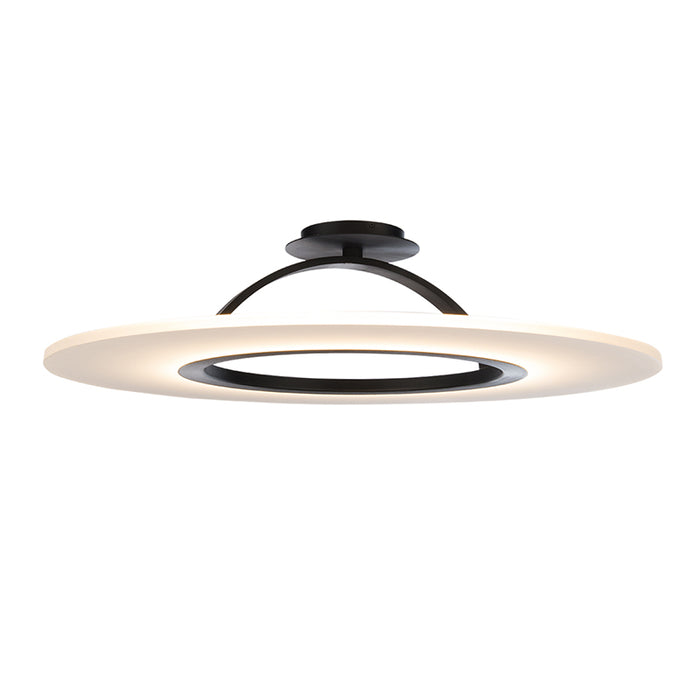 dweLED FM-21728 Elektron 28" LED Semi-Flush Mount