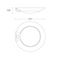 WAC FM-306MS Disc 8" LED Ceiling and Wall Mount