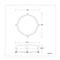 dweLED FM-46014 Wright 14" LED Flush Mount
