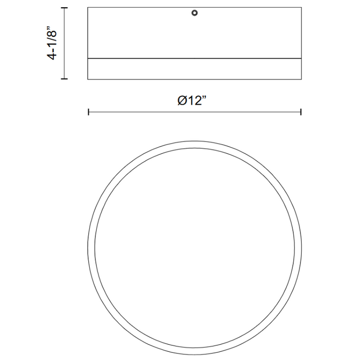 Alora Mood FM556212 Brisbane 2-lt 12" Flush Mount