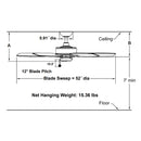 Fanimation FP6284 Aire Deluxe 52" Ceiling Fan