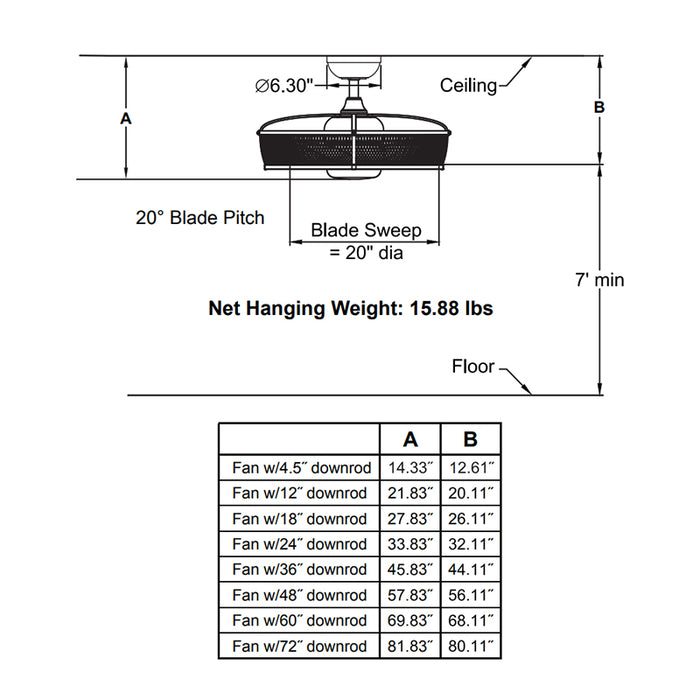 Fanimation FP8519 Henry Indoor/Outdoor Ceiling Fan with LED Light Kit